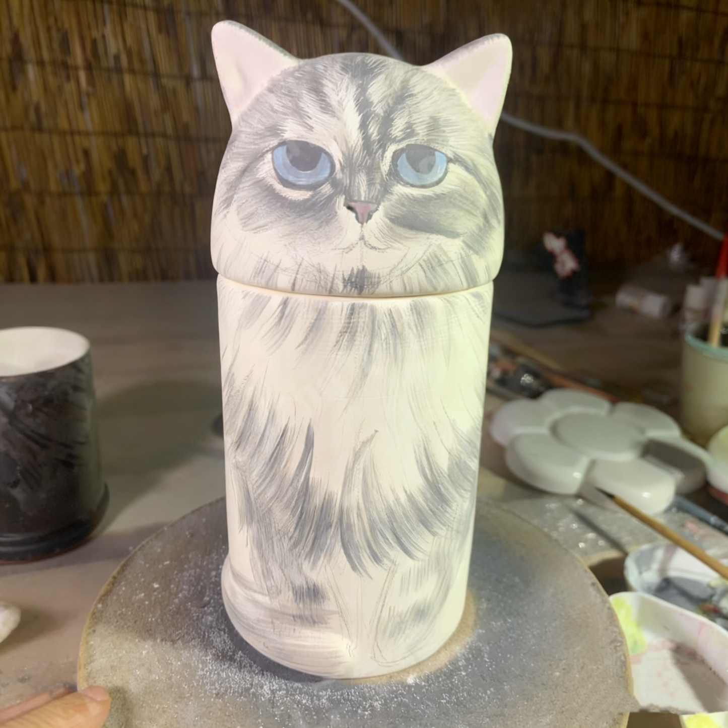 Custom Handmade Ceramic Pet Urn | A Gentle Resting Place for Your Beloved Companion, The Art of Saying Goodbye with Love