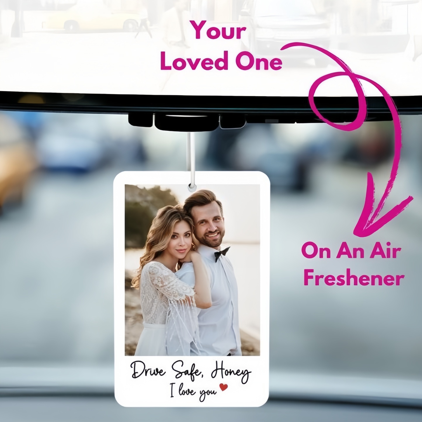 Personalized Photo Car Air Freshener, Custom Air Freshener, Picture Air Freshener, Cute Car Accessories