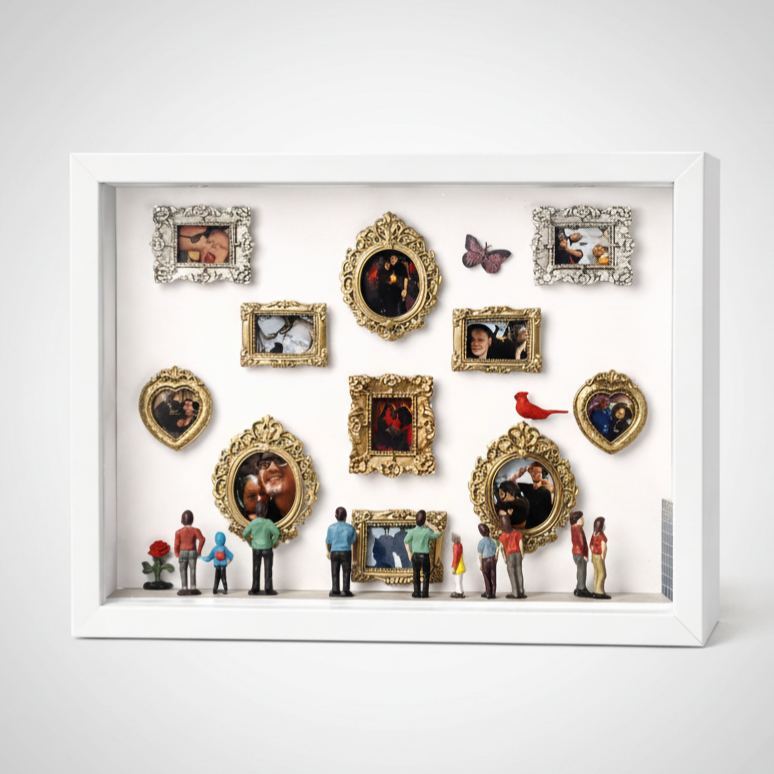 Museum of Us Frame Personalized Couples Gift for Her Cute Miniature Museum Gifts Meaningful Gift Valentines Day Anniversary Gift