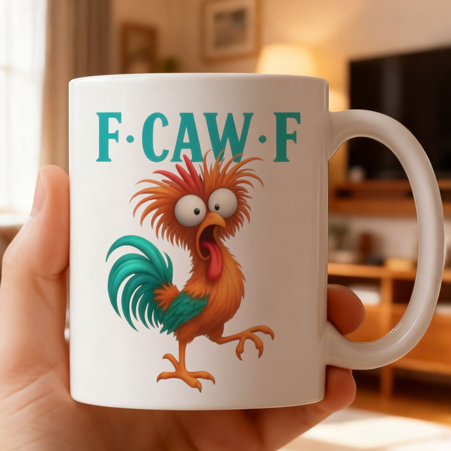 Custom Mug - Personalized Funny Gifts For Best Friends, Family, Coworker, Work Bestie - My Resting Squawk Face