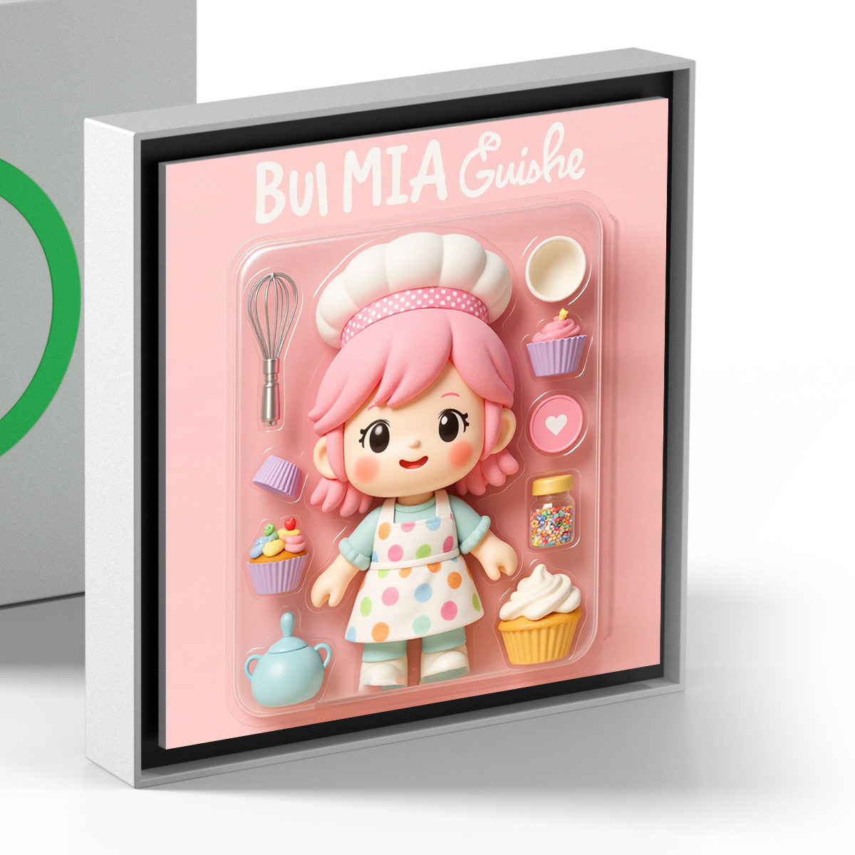 Custom Action Figure AI Photo Personalized Toy Box Art Style Music Fridge Magnets That Can Play Songs Gift for Couple - CustomPhotoKeychainUK