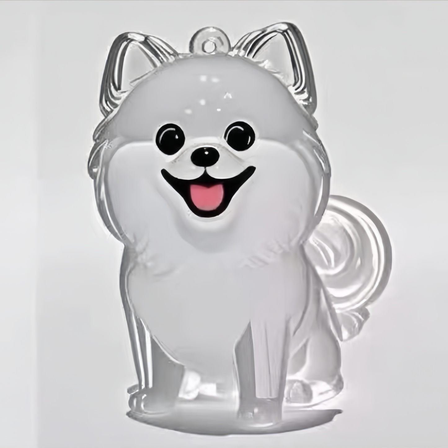 Puppy Transparent Hair Storage Bottle Cute Animal Hair Ball Capsule Pendant Decoration Memorial Dust Box Gift