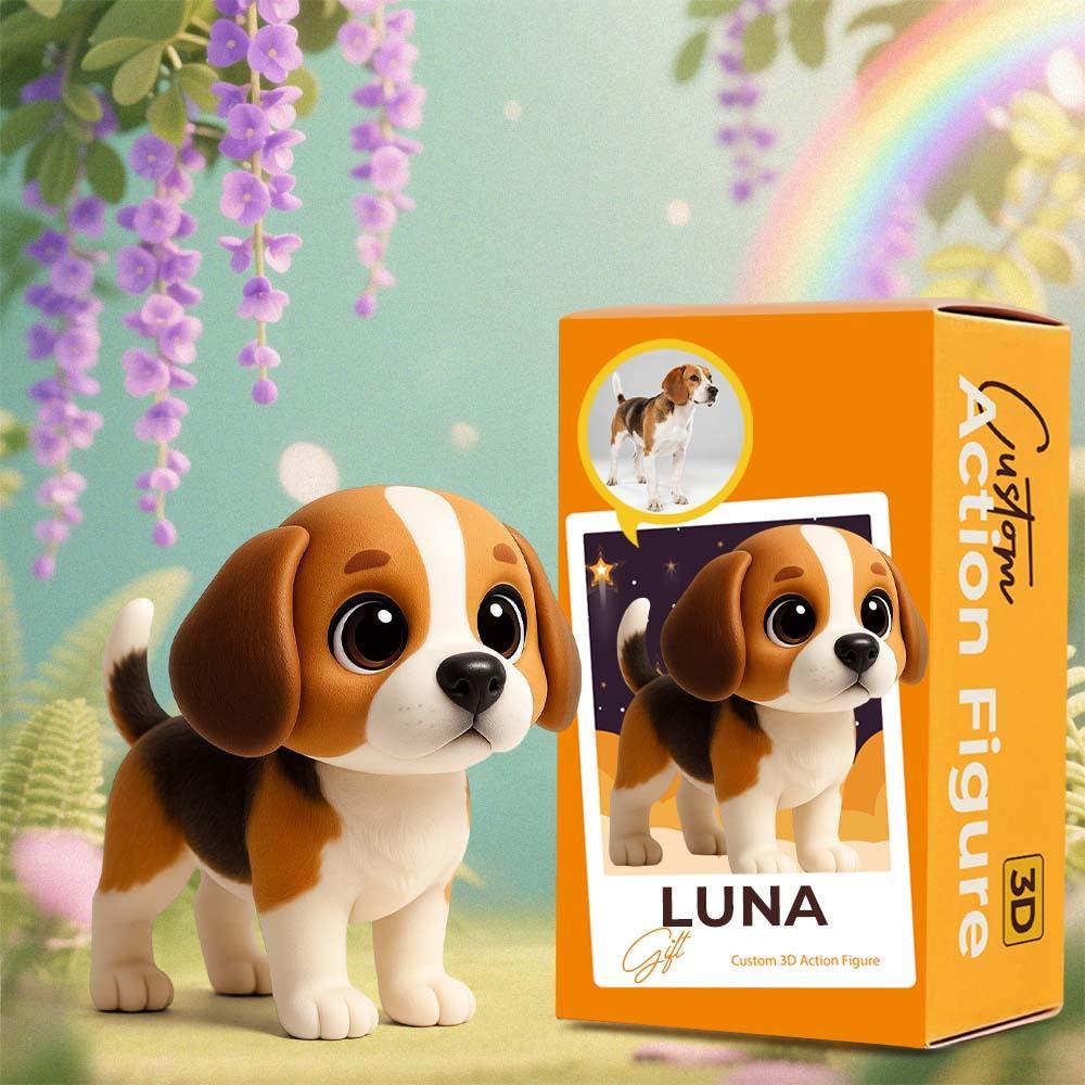 Custom 3D Action Figure from Your Photo Personalized Toy Figure Unique & Memorable Gift for Lovers, Boyfriends, Girlfriends - MyPhotoKeychainUK