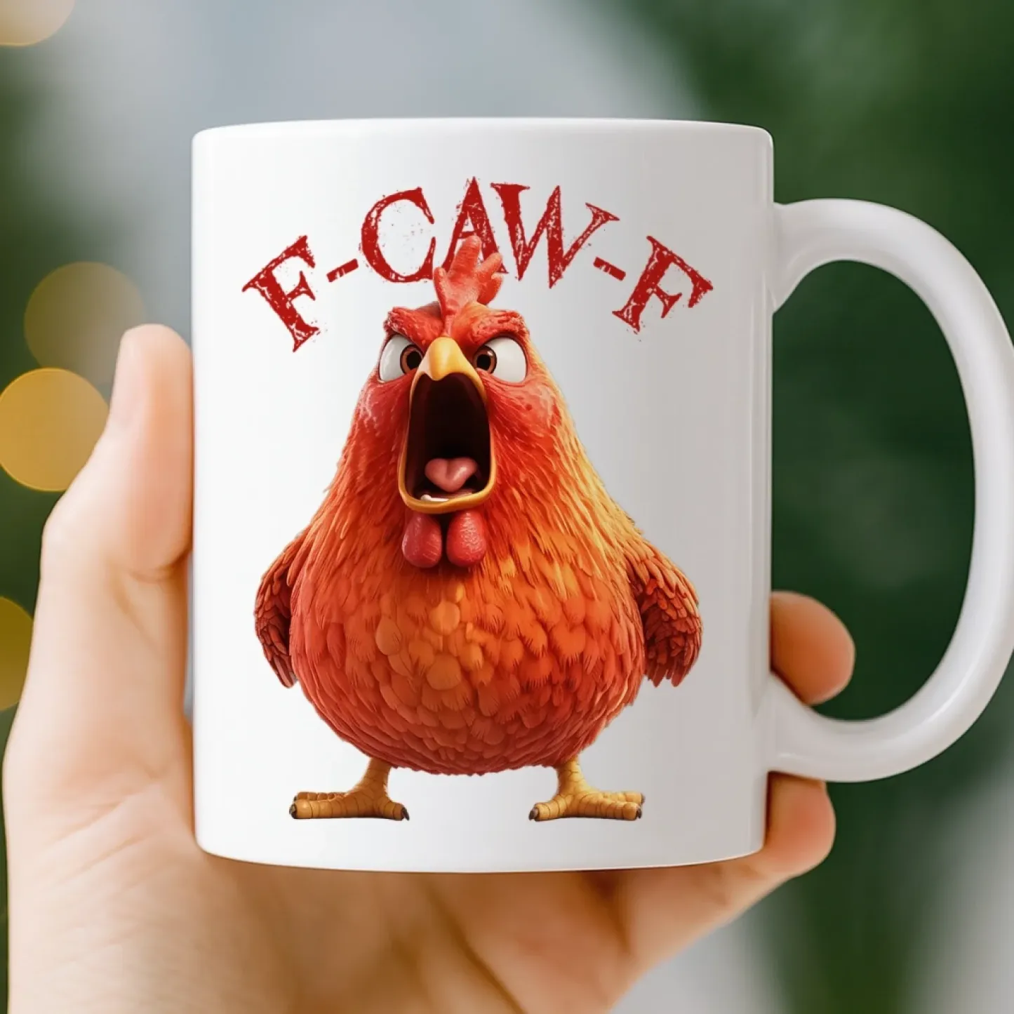 Custom Mug - Personalized Funny Gifts For Best Friends, Family, Coworker, Work Bestie - My Resting Squawk Face - MyPhotoKeychainUK