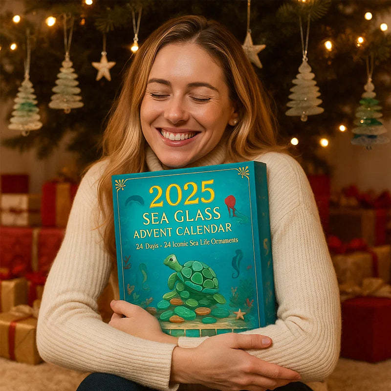 2025 Sea Glass Advent Calendar – 24 Days of Ocean Magic and Christmas Magic - MyPhotoKeychainUK