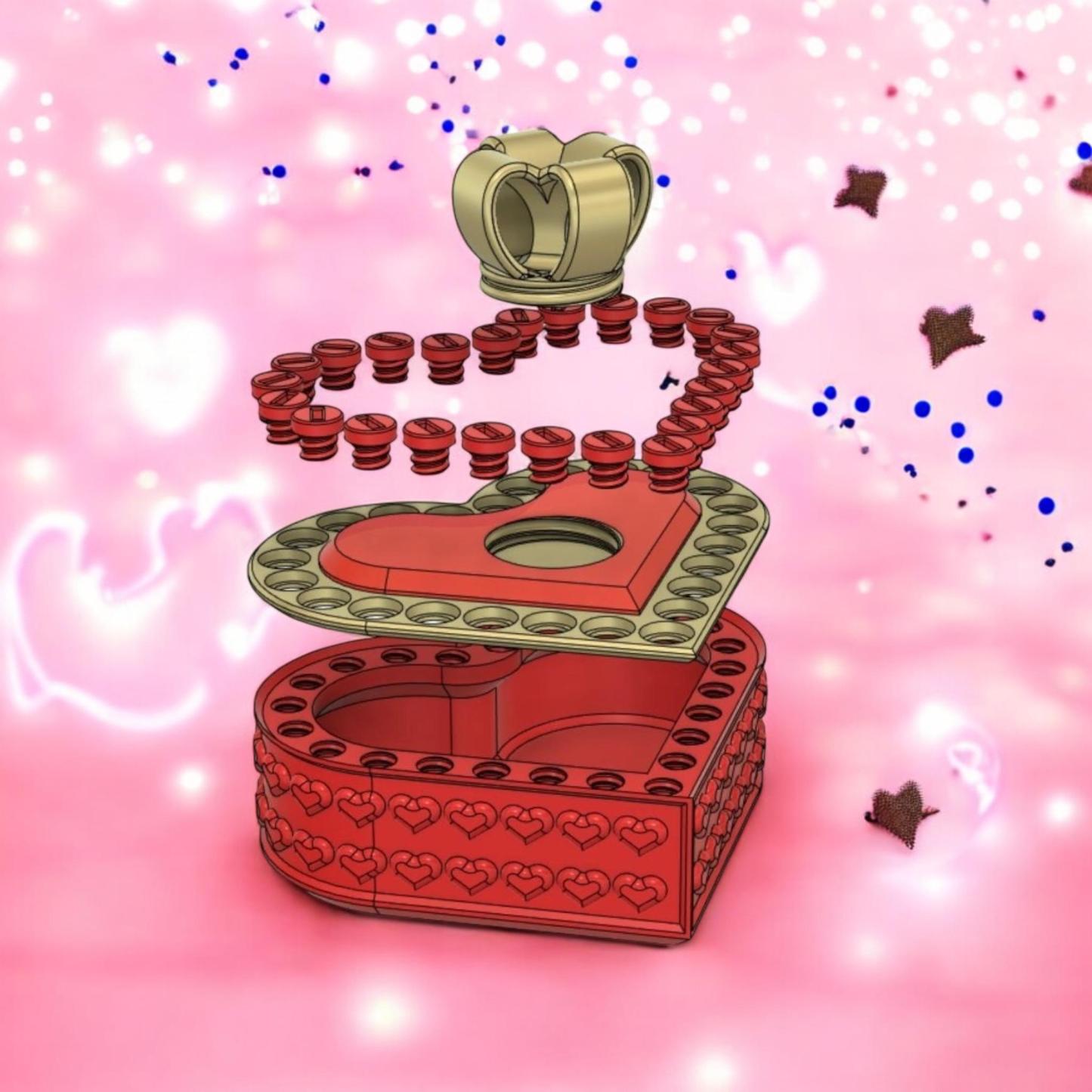 Annoying Heart-shaped Gift Box Valentine's Gift Surprise Box - MyPhotoKeychainUK