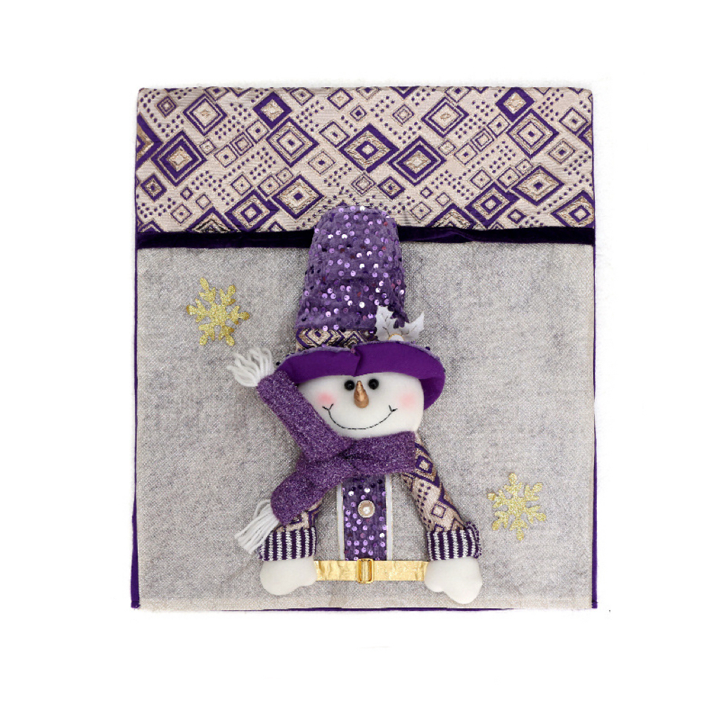 Christmas Chair Covers Christmas Themed Back Covers Plush Washable Chair Slipcovers - MyPhotoKeychainUK