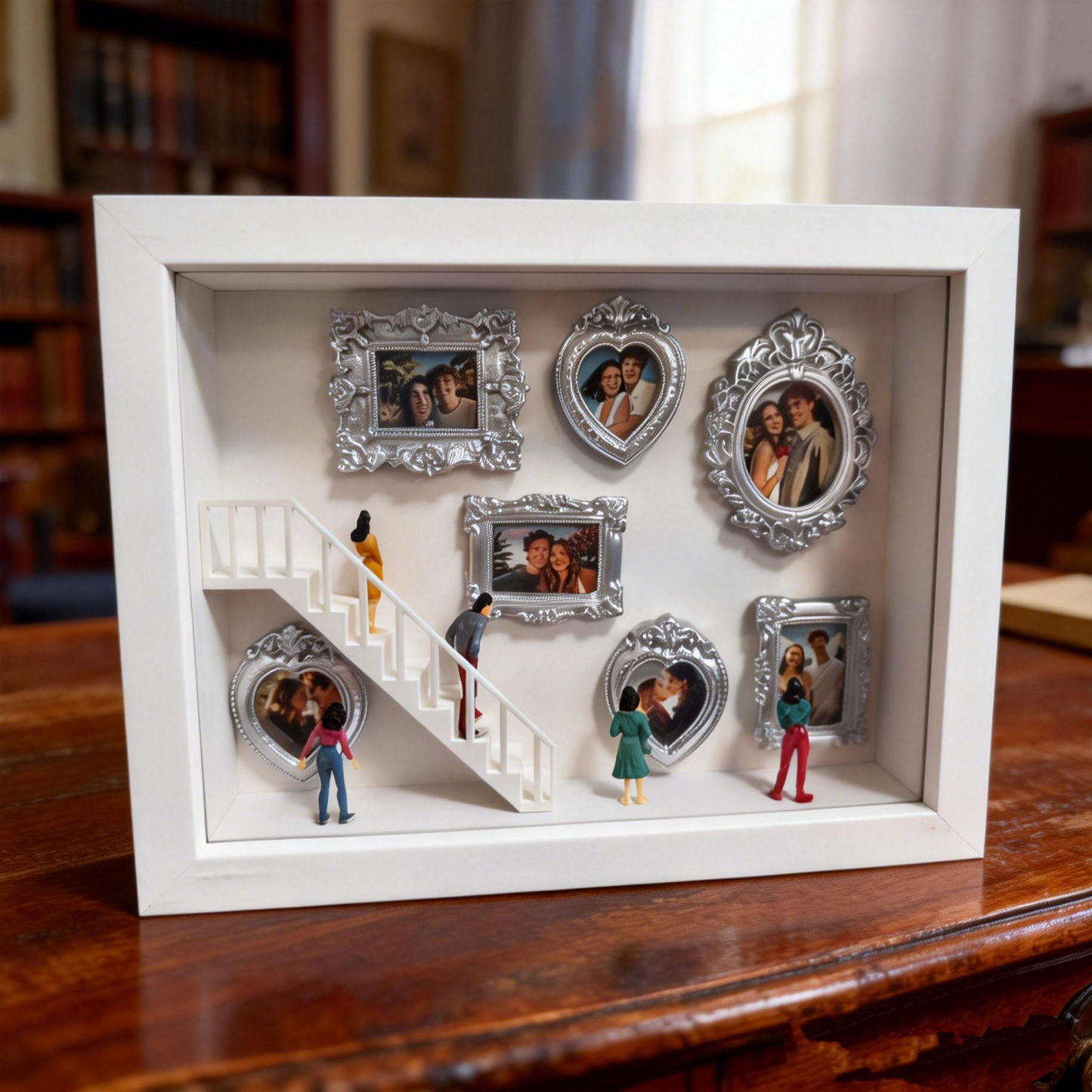 Custom Mini Museum of Us Frame Custom Photo Couples Gift for Her Valentine's Day Gifts - MyPhotoKeychainUK