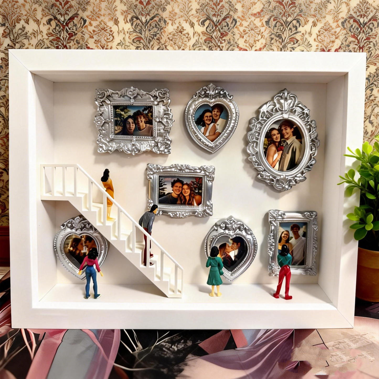 Custom Mini Museum of Us Frame Custom Photo Couples Gift for Her Valentine's Day Gifts - MyPhotoKeychainUK