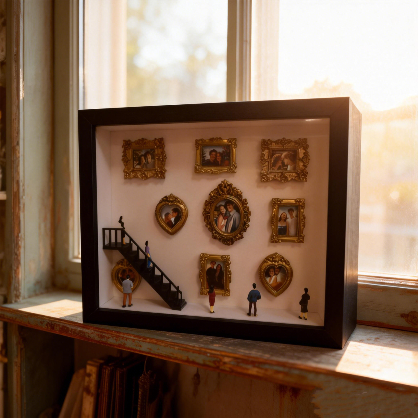 Custom Mini Museum of Us Frame Custom Photo Couples Gift for Her Valentine's Day Gifts - MyPhotoKeychainUK