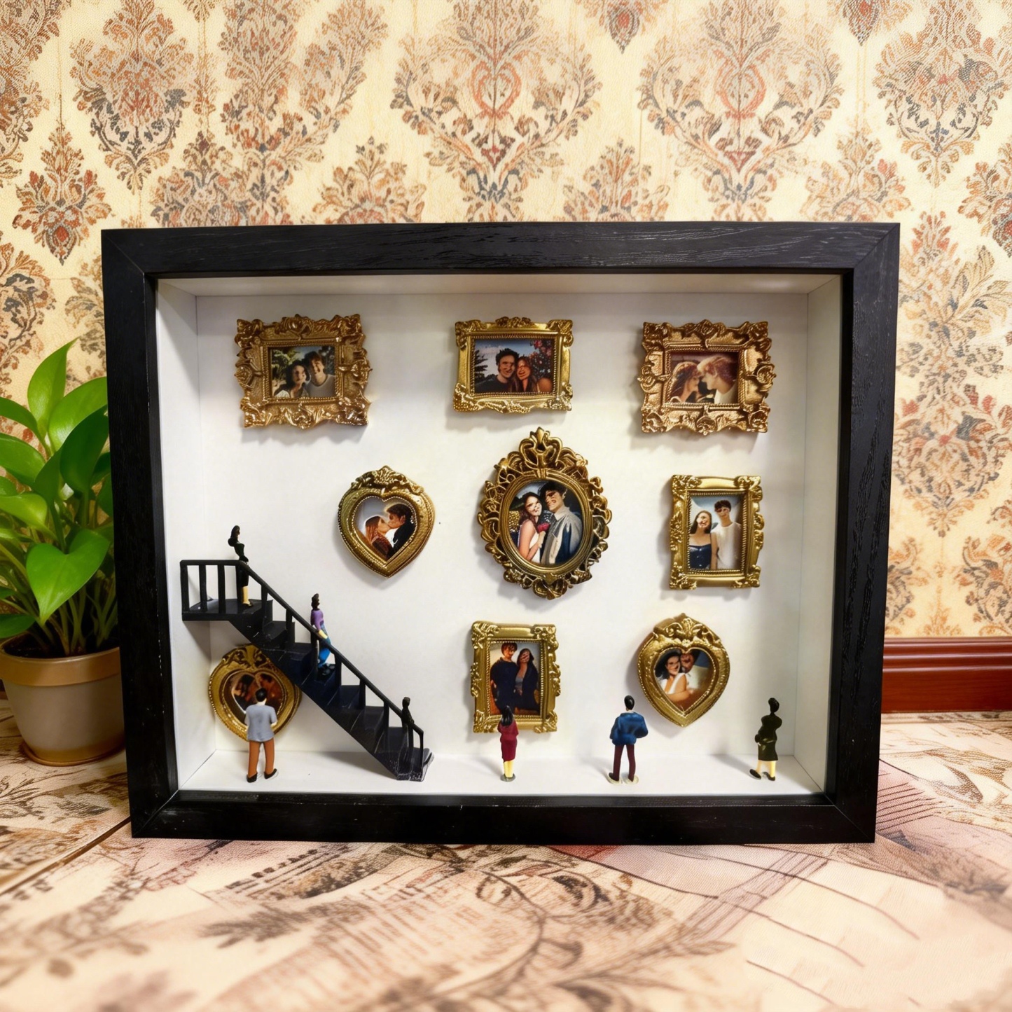 Custom Mini Museum of Us Frame Custom Photo Couples Gift for Her Valentine's Day Gifts - MyPhotoKeychainUK