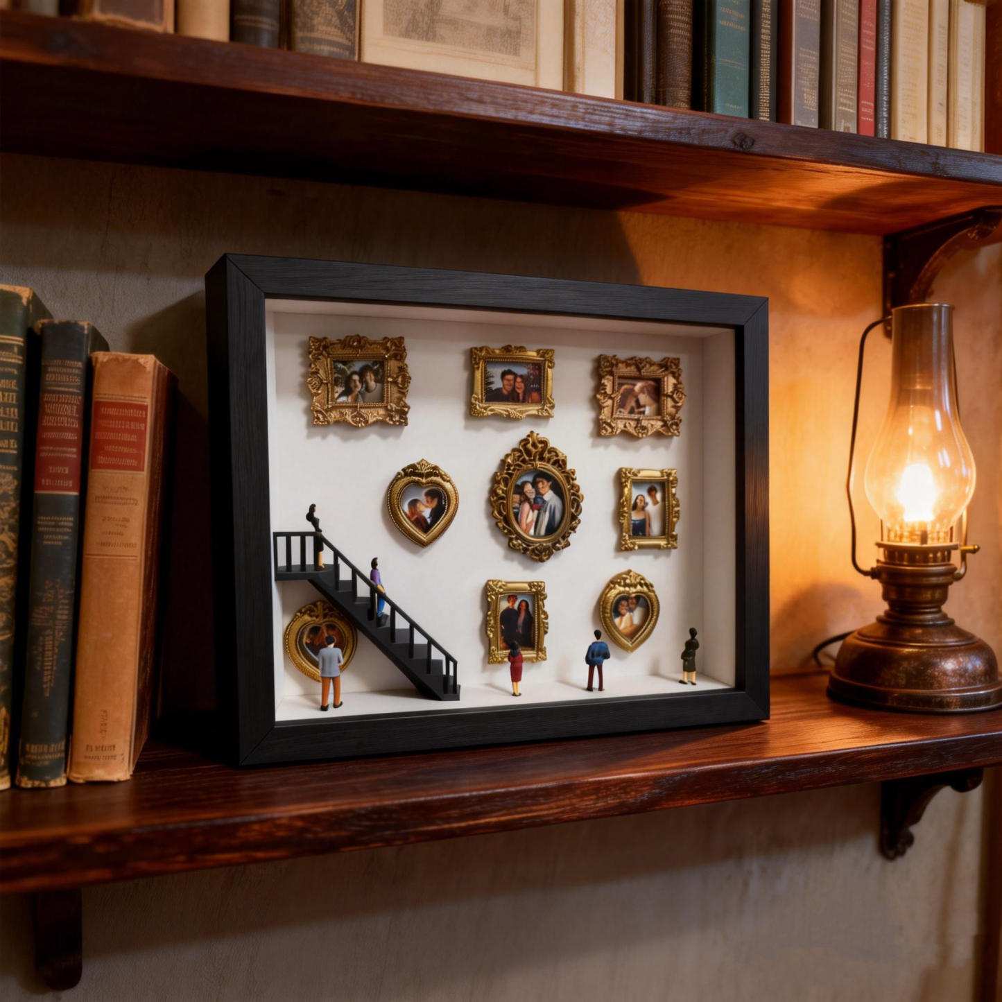 Custom Mini Museum of Us Frame Custom Photo Couples Gift for Her Valentine's Day Gifts - MyPhotoKeychainUK