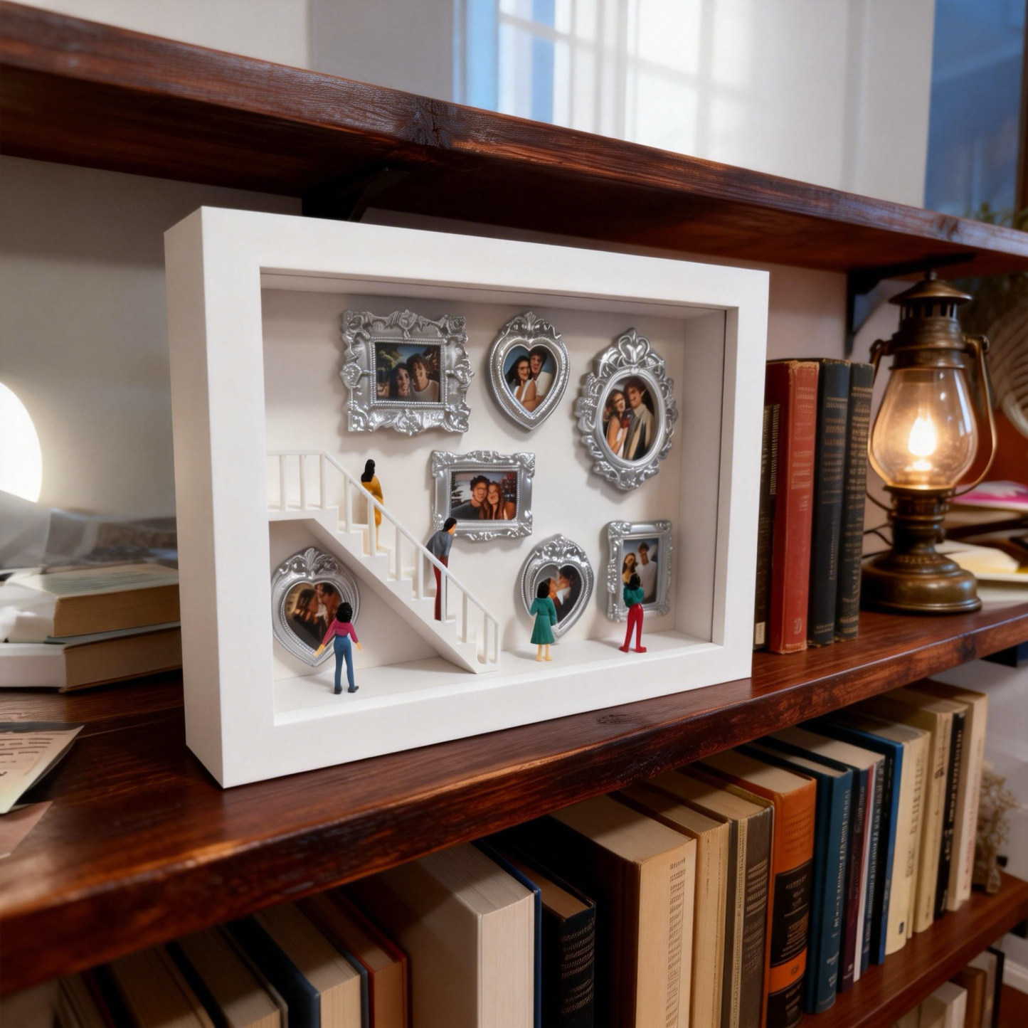 Custom Mini Museum of Us Frame Custom Photo Couples Gift for Her Valentine's Day Gifts - MyPhotoKeychainUK