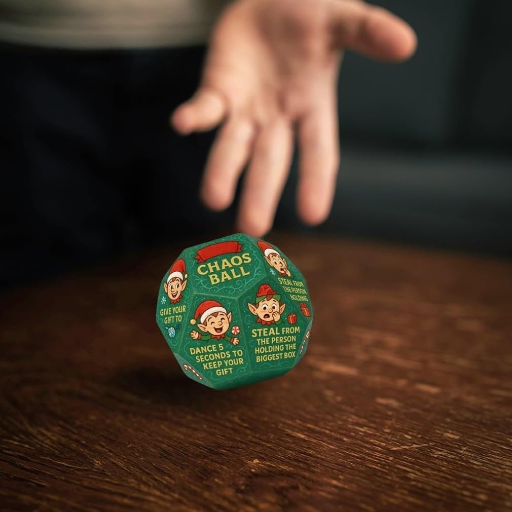 Game Dice Christmas Stuffers Gift Exchange Dice Games for Boys and Girls Christmas Swap Gifts Exchange Dices Game for Office Events Group Hangout - MyPhotoKeychainUK