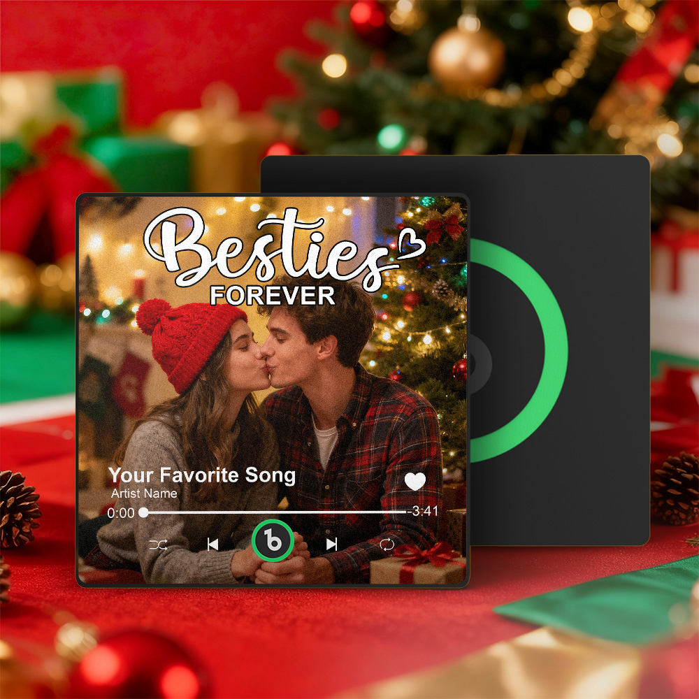 Christmas Gifts Custom Music Fridge Magnets Custom Photo Frames Fridge Magnets Music Wall Stickers Photo Stickers Song Magnets That Can Play Music for Your Loved Ones - MyPhotoKeychainUK