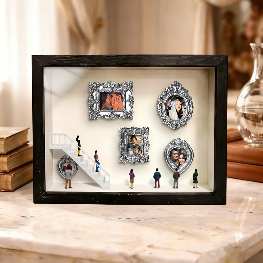 Custom Mini Museum of Us Frame Custom Photo Couples Gift for Her Valentine's Day Gifts - MyPhotoKeychainUK