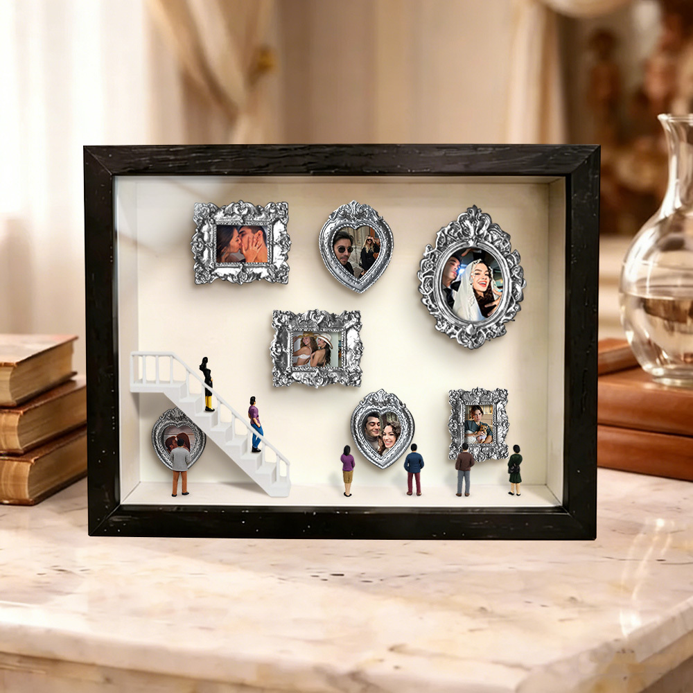 Custom Mini Museum of Us Frame Custom Photo Couples Gift for Her Valentine's Day Gifts - MyPhotoKeychainUK