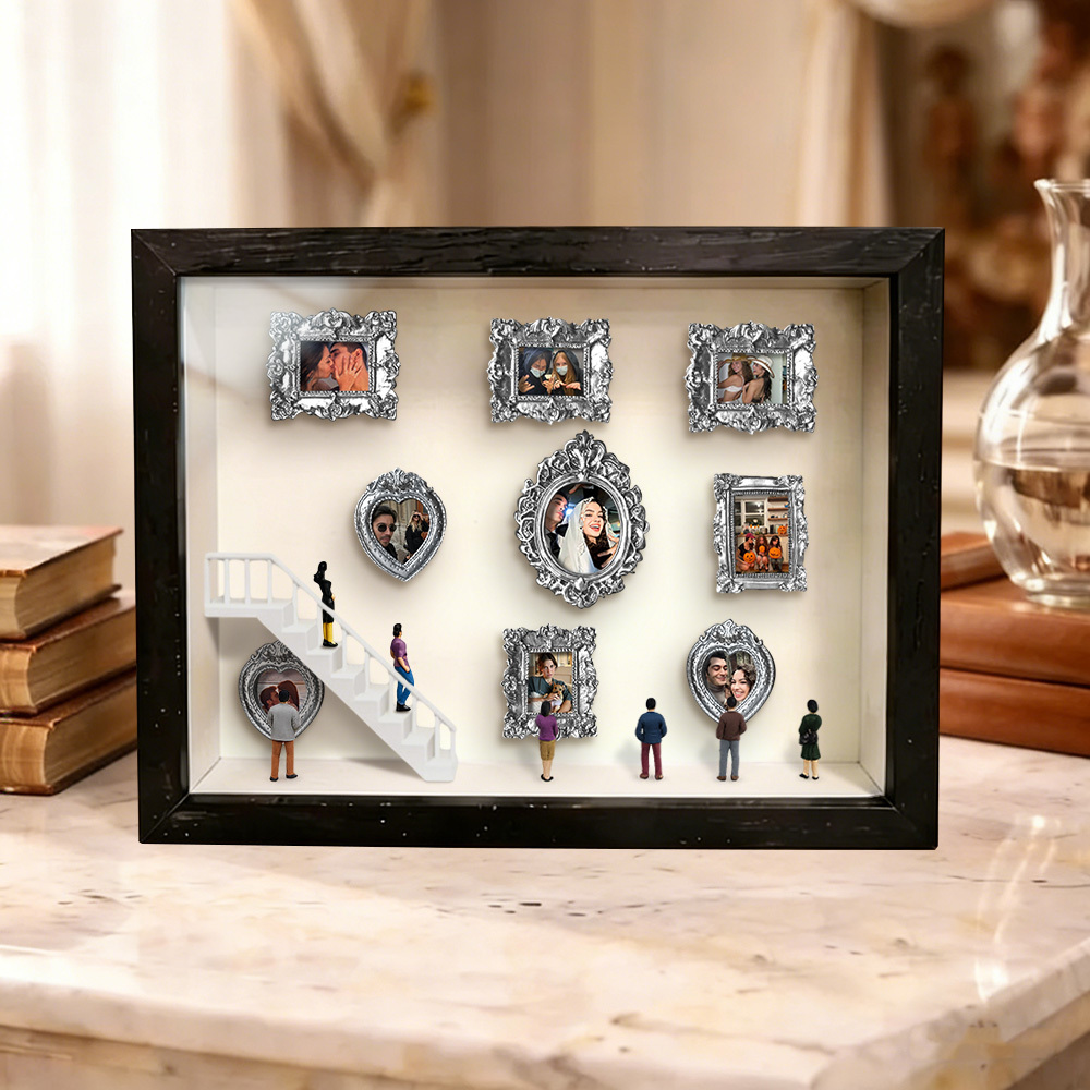 Custom Mini Museum of Us Frame Custom Photo Couples Gift for Her Valentine's Day Gifts - MyPhotoKeychainUK