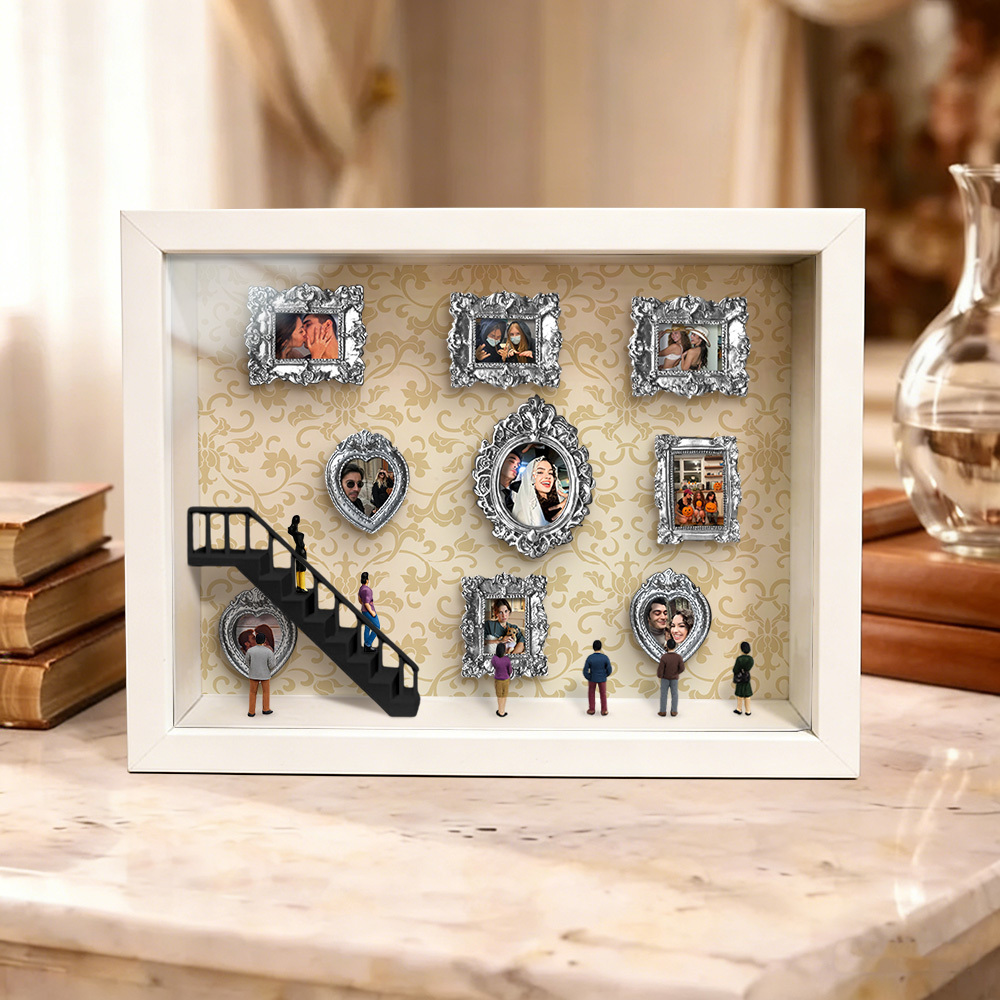 Custom Mini Museum of Us Frame Custom Photo Couples Gift for Her Valentine's Day Gifts - MyPhotoKeychainUK