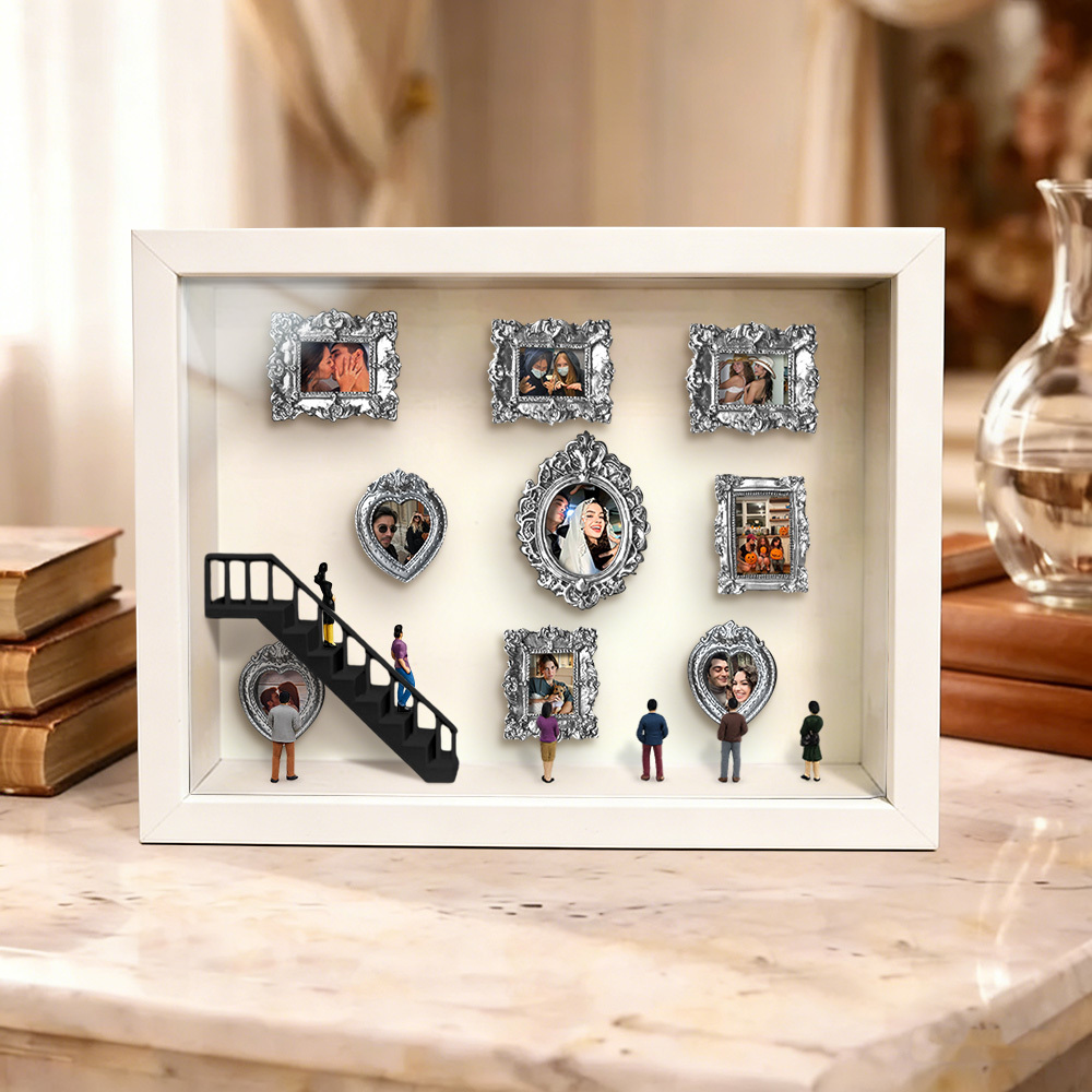 Custom Mini Museum of Us Frame Custom Photo Couples Gift for Her Valentine's Day Gifts - MyPhotoKeychainUK