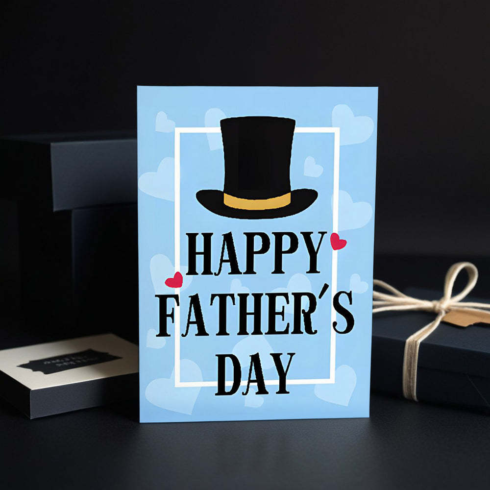 Funny Greeting Card for Papa Father's Day Card Gifts Card for Dad - PhotoKeychain