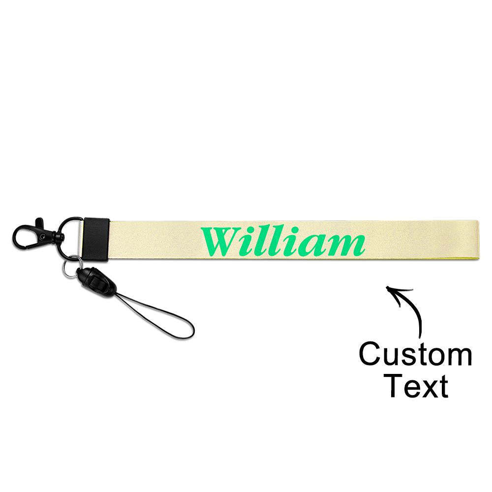 Personalized Text Bag Strap Fashion Belt keychain Decor For Him - PhotoKeychain