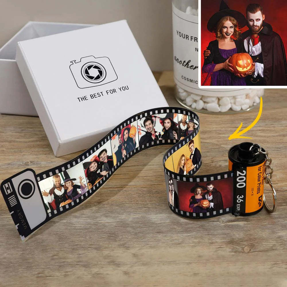 Camera Roll Key Chain Personal Film Roll Keychain Custom Keychain Romantic Customized Gifts