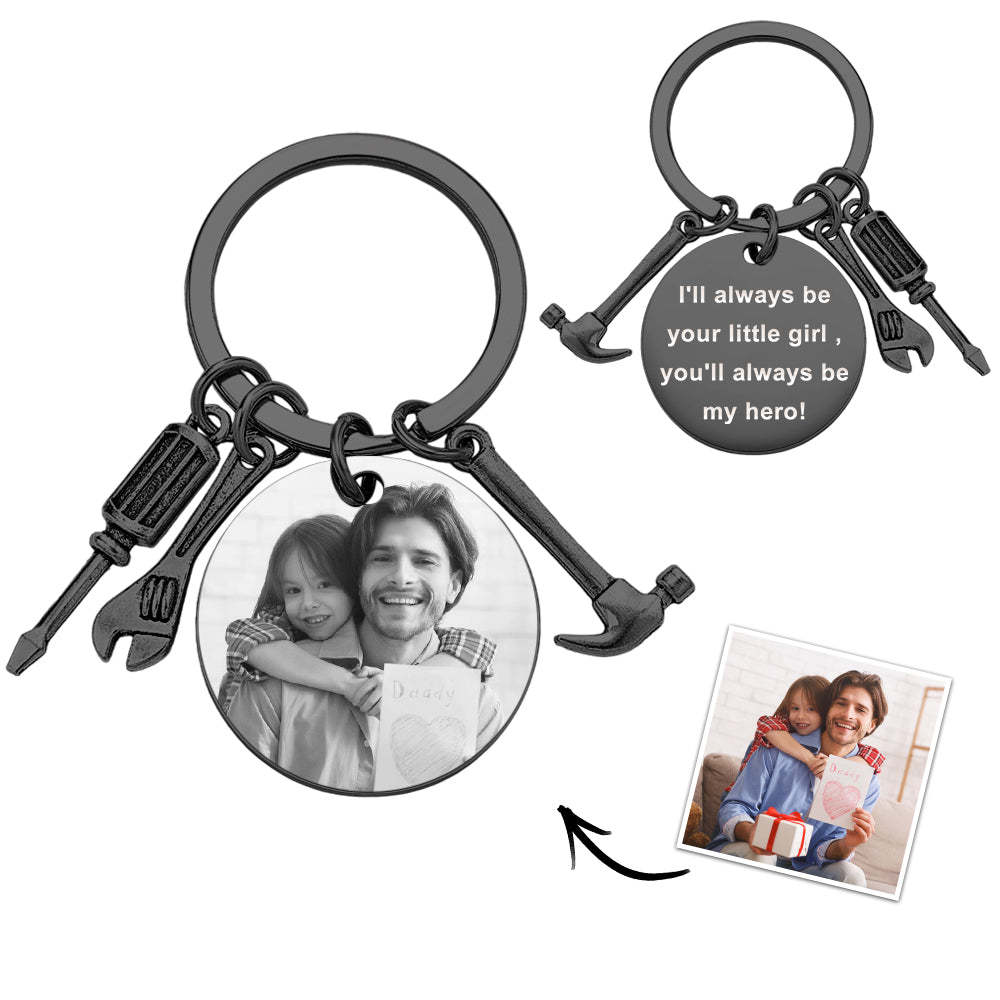 Engraved Keychain Custom Photo Repair Tool Set Charm Father's Day Gifts - PhotoKeychain