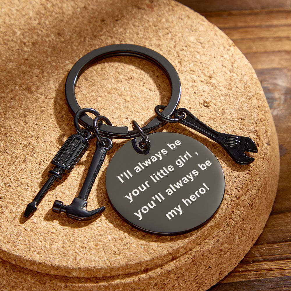 Engraved Keychain Custom Photo Repair Tool Set Charm Father's Day Gifts - PhotoKeychain