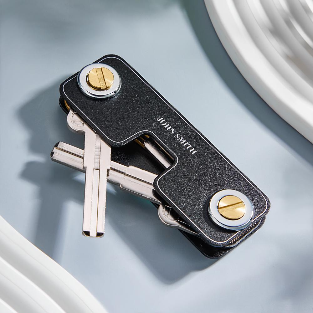 Custom Engraved Keychain Simple Unique Men's Gifts - PhotoKeychain