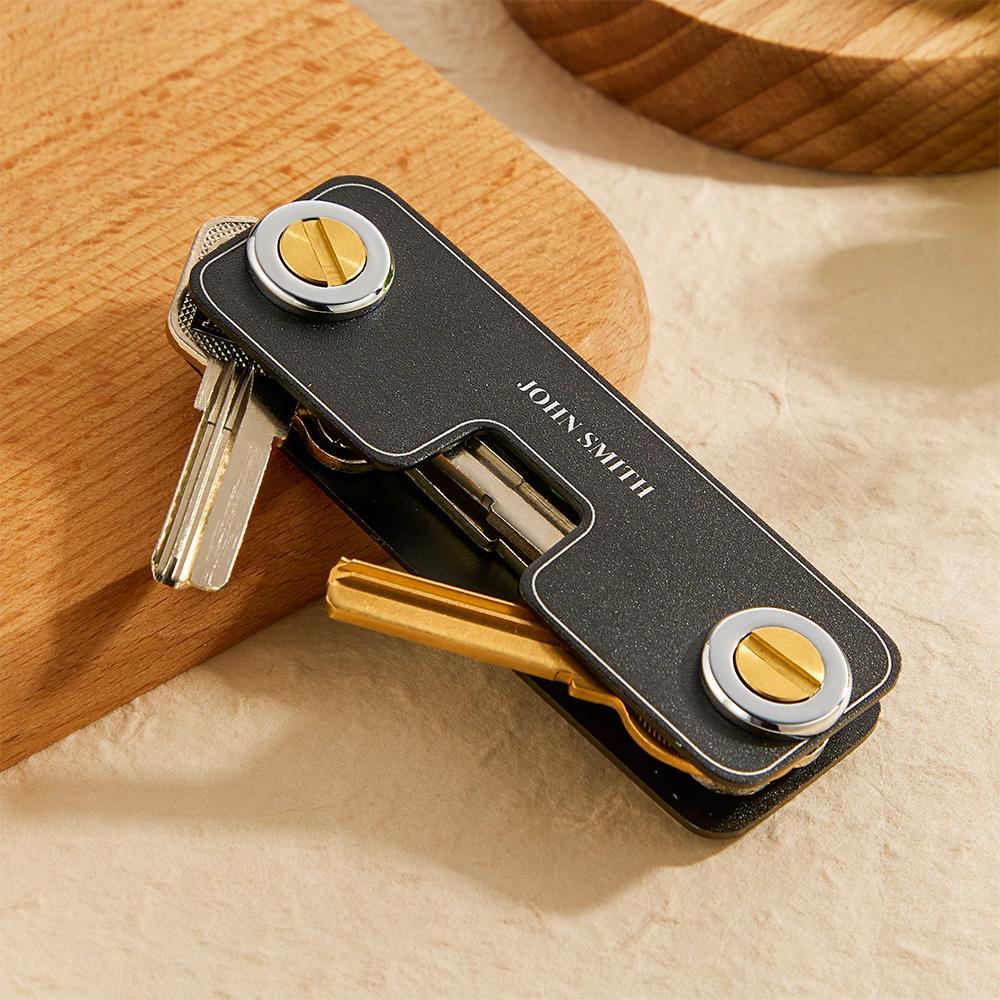 Custom Engraved Keychain Simple Unique Men's Gifts - PhotoKeychain