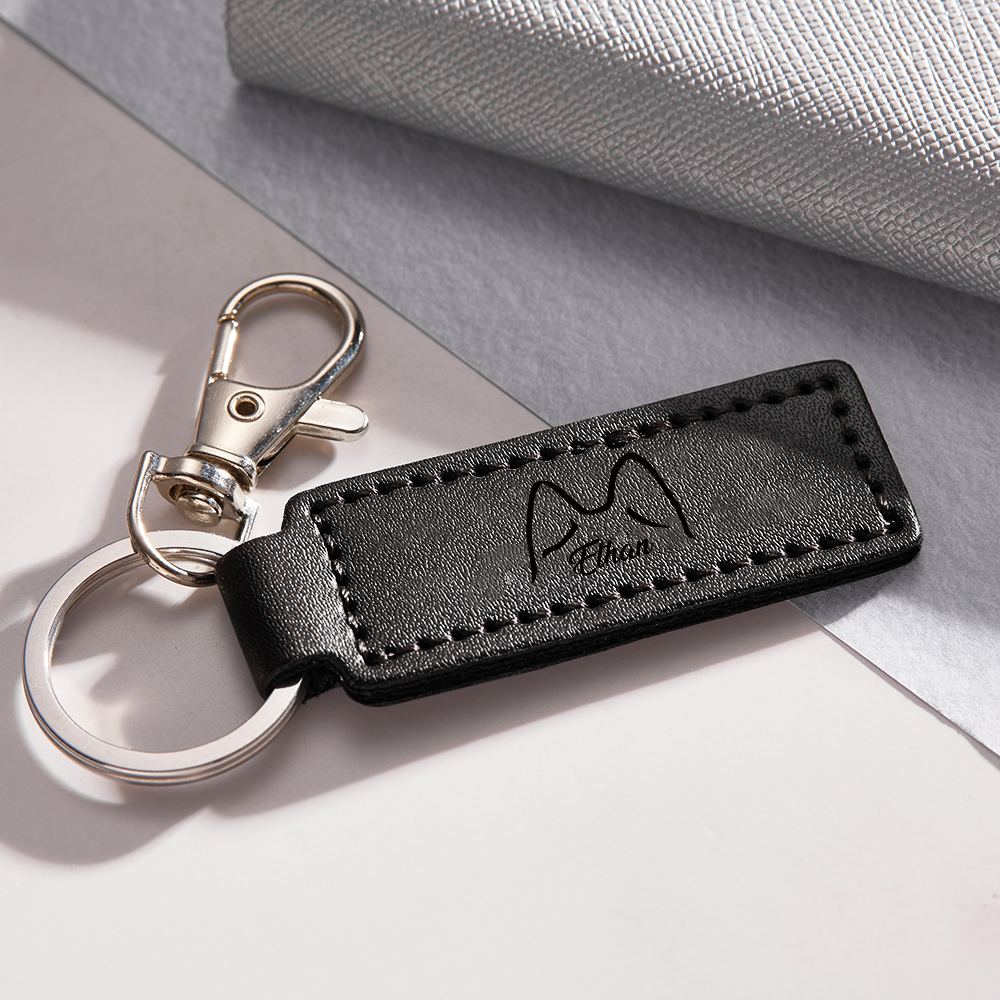 Custom Name Keychain Personalized Pet Keychain Custom Keychain For Pet Lovers - PhotoKeychain