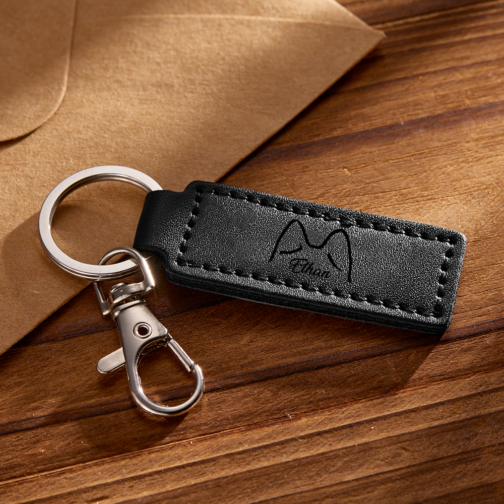 Custom Name Keychain Personalized Pet Keychain Custom Keychain For Pet Lovers - PhotoKeychain