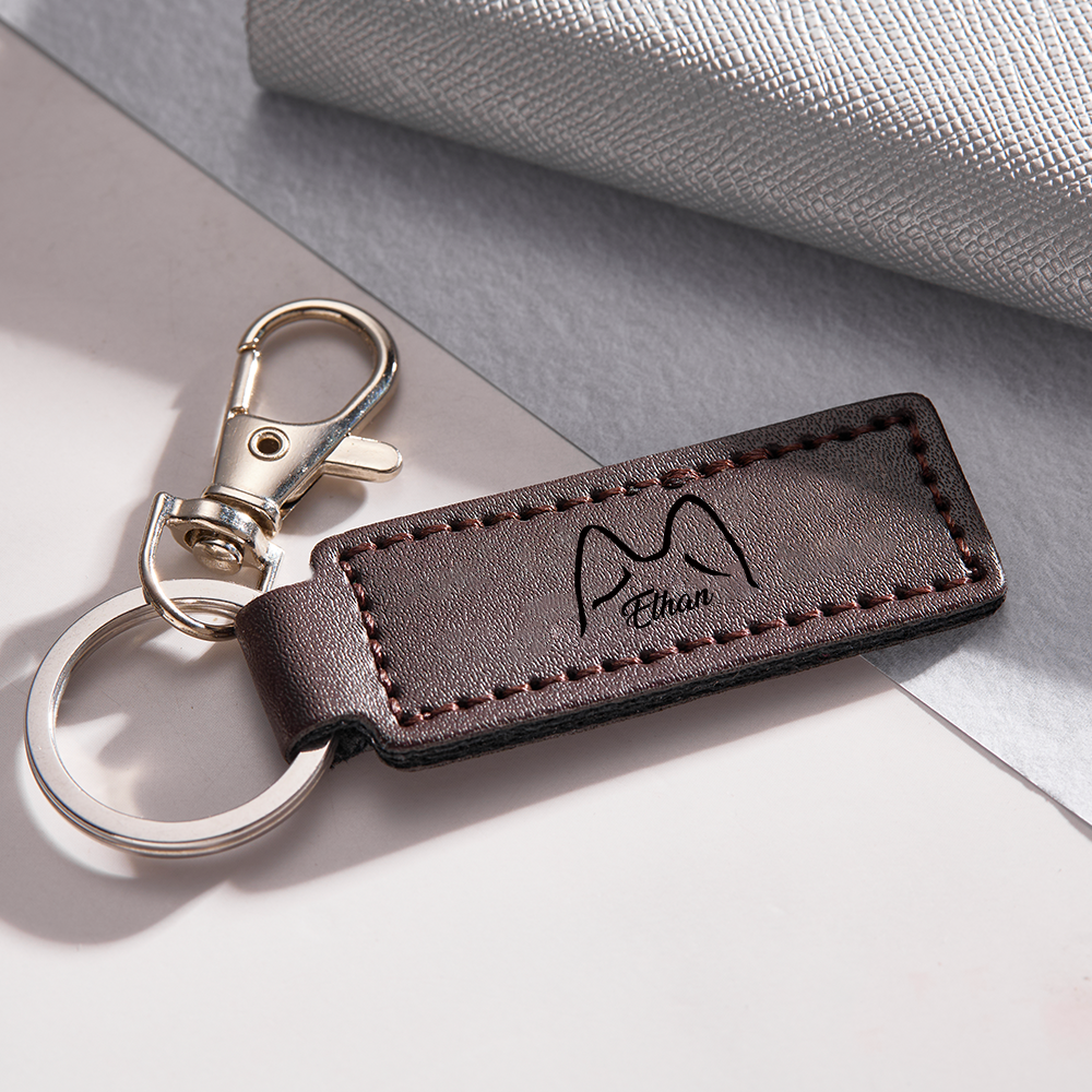 Custom Name Keychain Personalized Pet Keychain Custom Keychain For Pet Lovers - PhotoKeychain