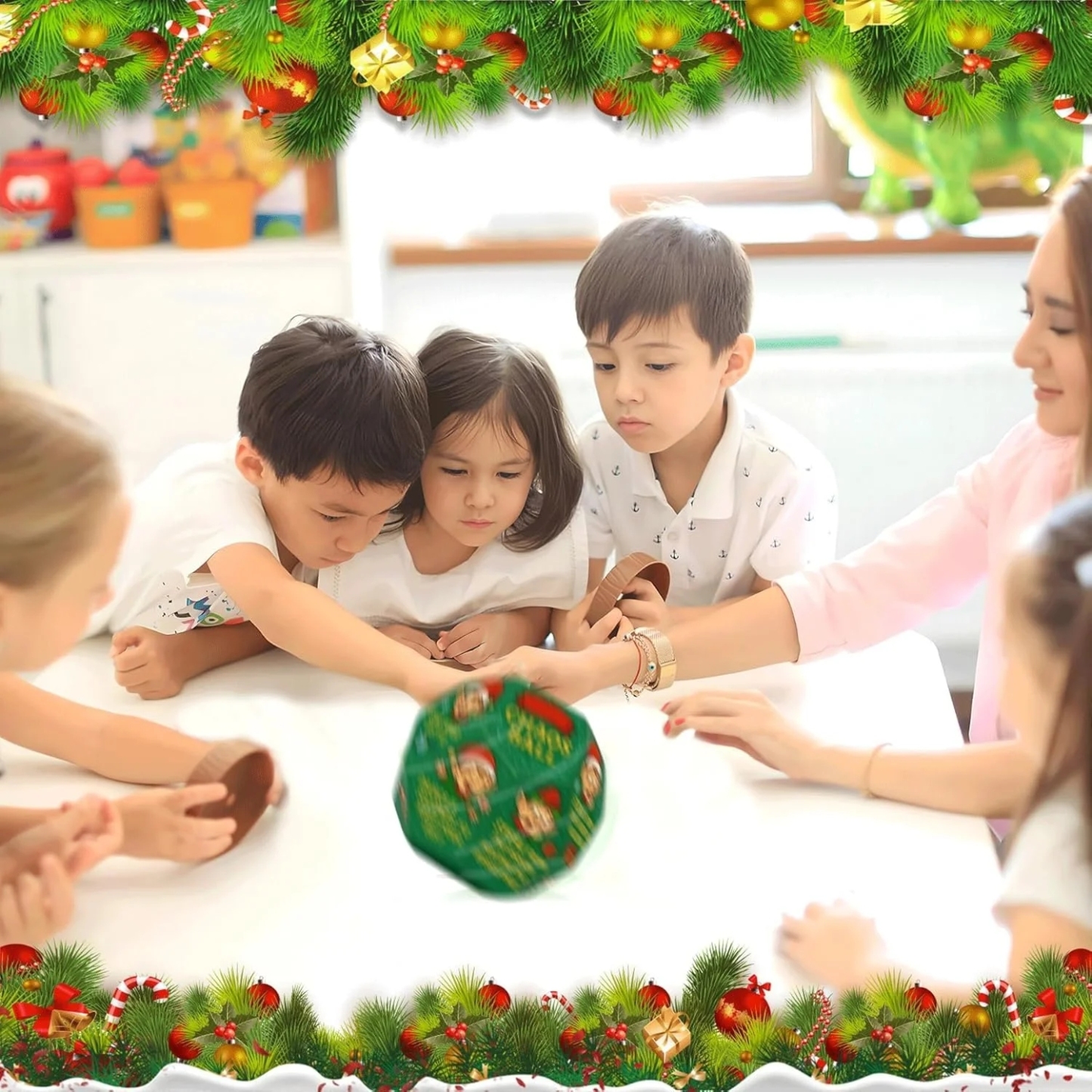 Game Dice Christmas Stuffers Gift Exchange Dice Games for Boys and Girls Christmas Swap Gifts Exchange Dices Game for Office Events Group Hangout - MyPhotoKeychainUK