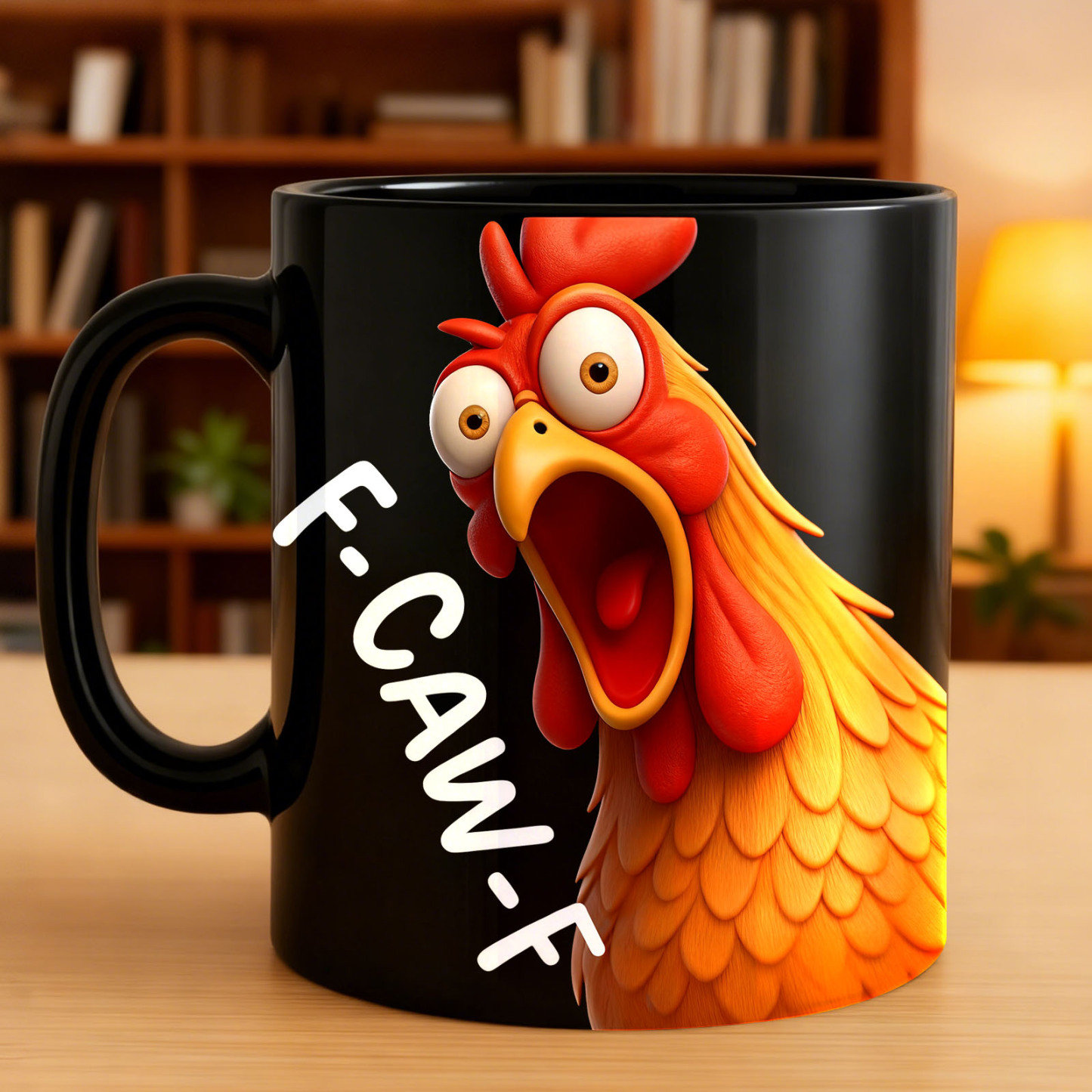 Custom Mug - Personalized Funny Gifts For Best Friends, Family, Coworker, Work Bestie - My Resting Squawk Face - MyPhotoKeychainUK