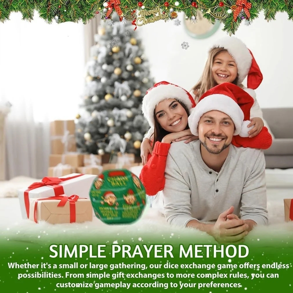Game Dice Christmas Stuffers Gift Exchange Dice Games for Boys and Girls Christmas Swap Gifts Exchange Dices Game for Office Events Group Hangout - MyPhotoKeychainUK