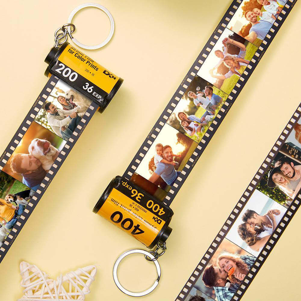 Custom Film Roll Keychain Customizable Romantic Customized Gifts Film keychain
