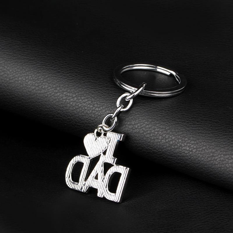 I Love Dad Keychain - myphotokeyringau
