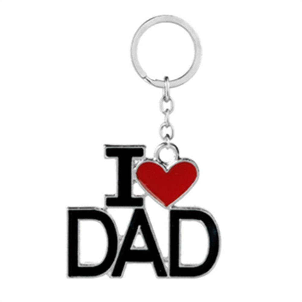 I Love Dad Keychain - myphotokeyringau