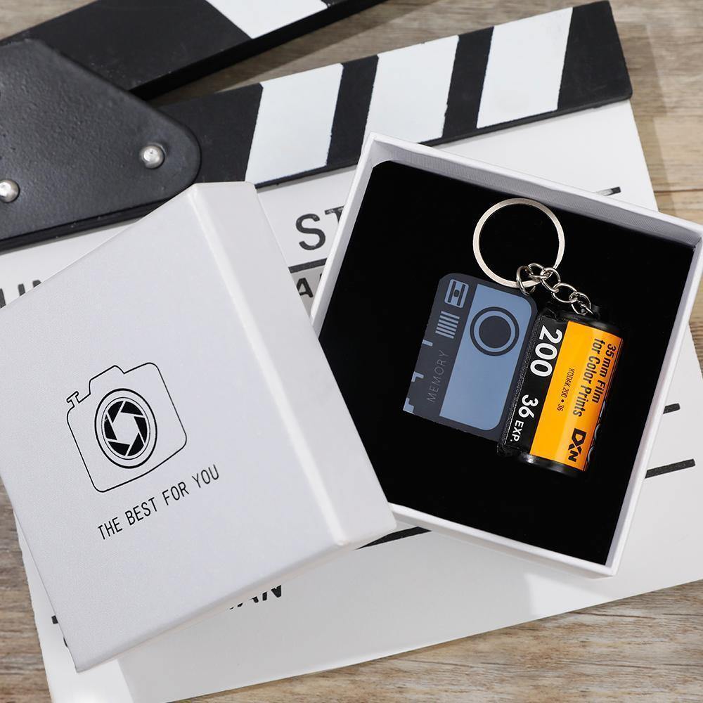 Custom Colorful Camera Roll Keyring - MadeMineAU