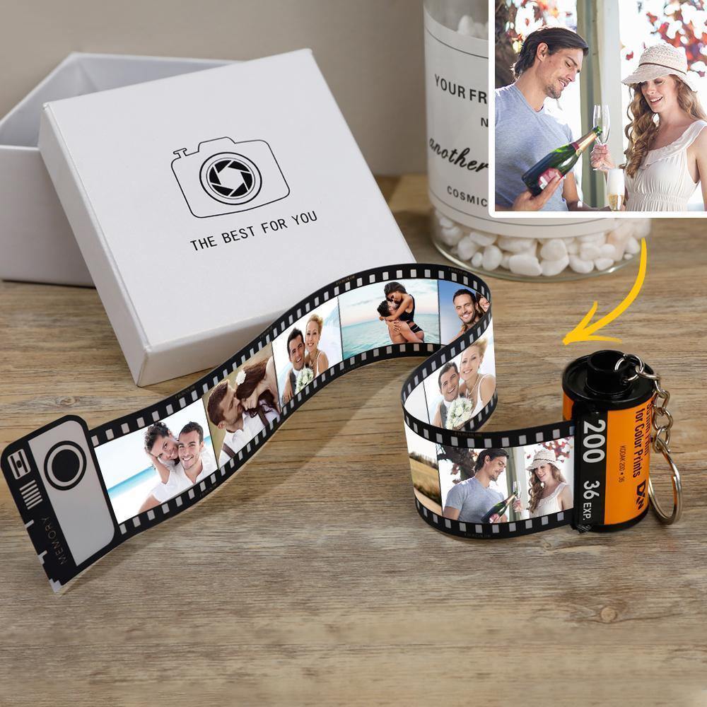 Custom Colorful Camera Roll Keyring - MadeMineAU