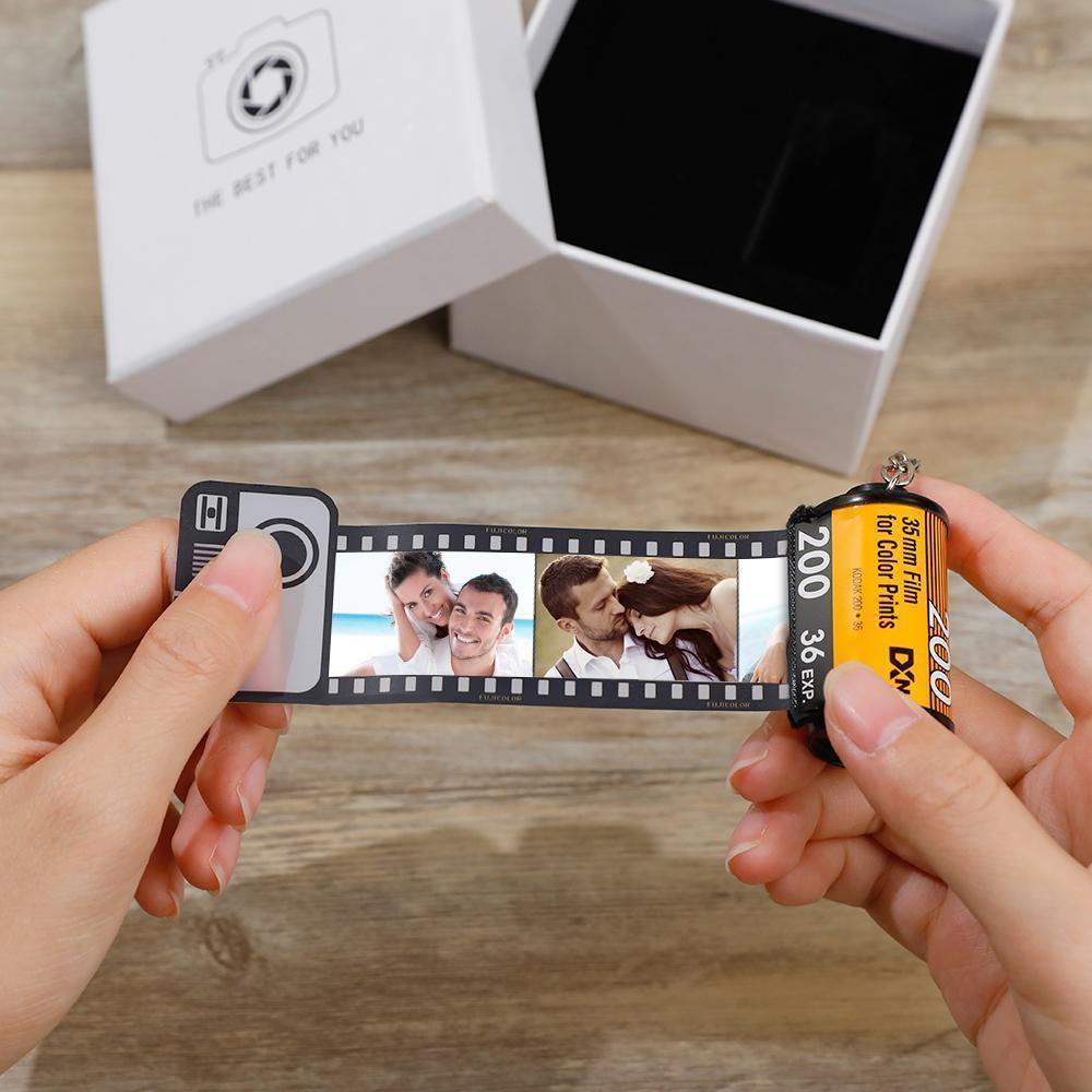 Custom Colorful Camera Roll Keyring - MadeMineAU