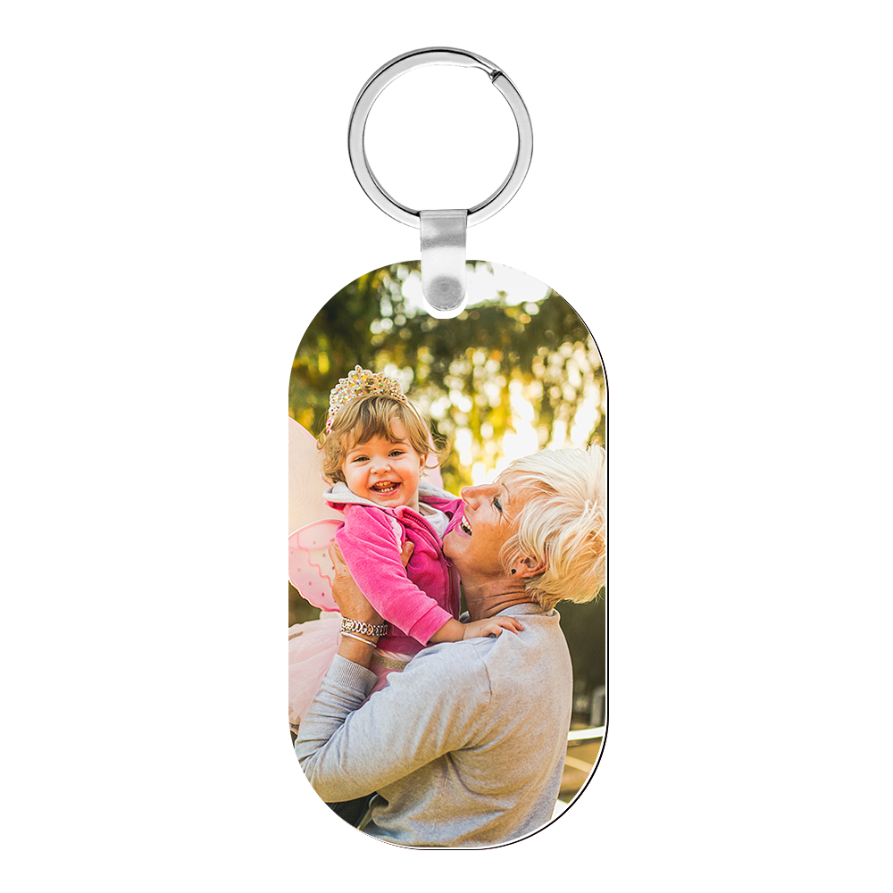 Custom Photo Keychain Never Old At Heart - myphotokeyringau