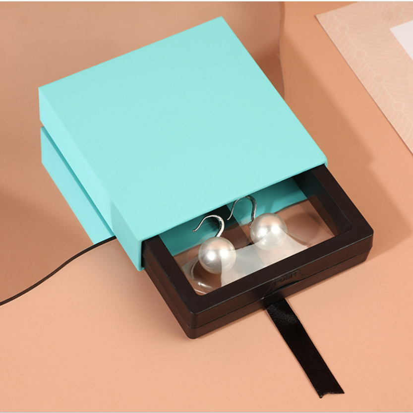 Drawer Transparent Tiffany Blue Box