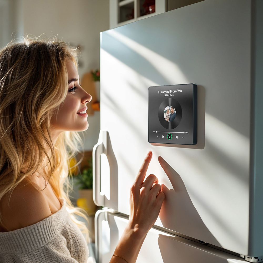 Custom Music Fridge Magnet Colorful Frame Album Fridge Magnet That Can Be Played Song Special Gift New 4.0 Upgrade Father's Day Gifts - 