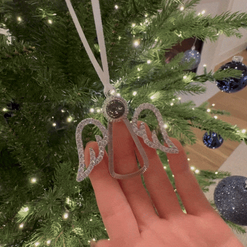 Personalized Projection Ornament Custom Photo Snowflake Christmas Ornament Gifts