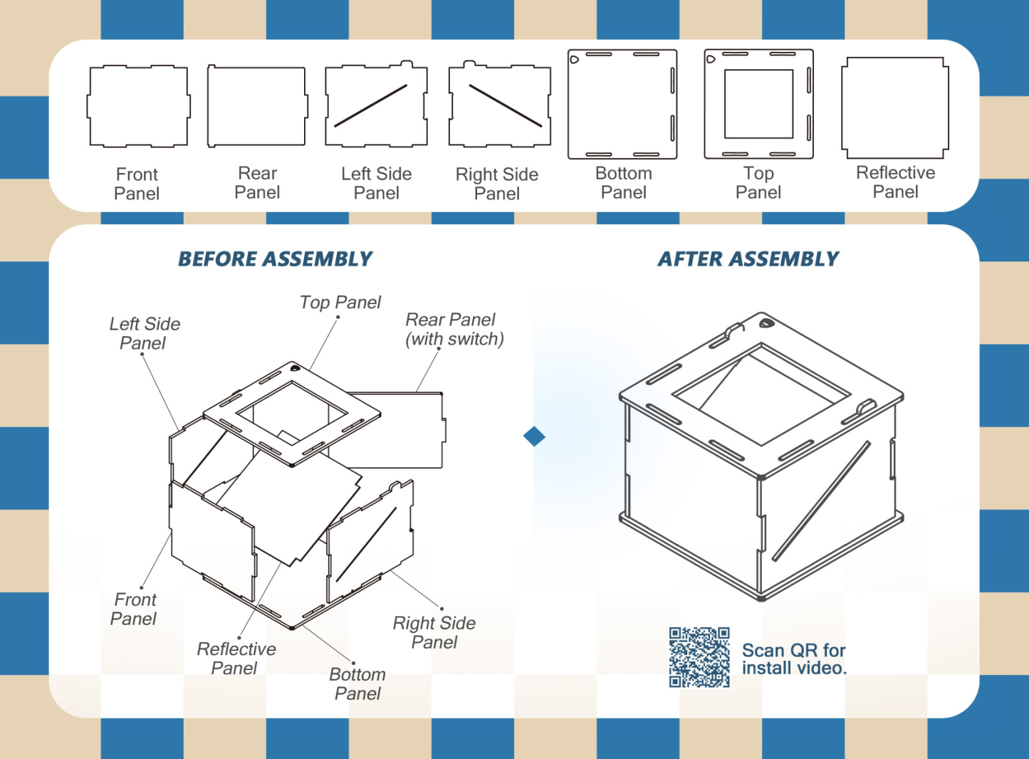 Pet Holographic Lumina Boxes For Cats | High-Transmittance Holographic Material Image DIY Pet Holographic House - 