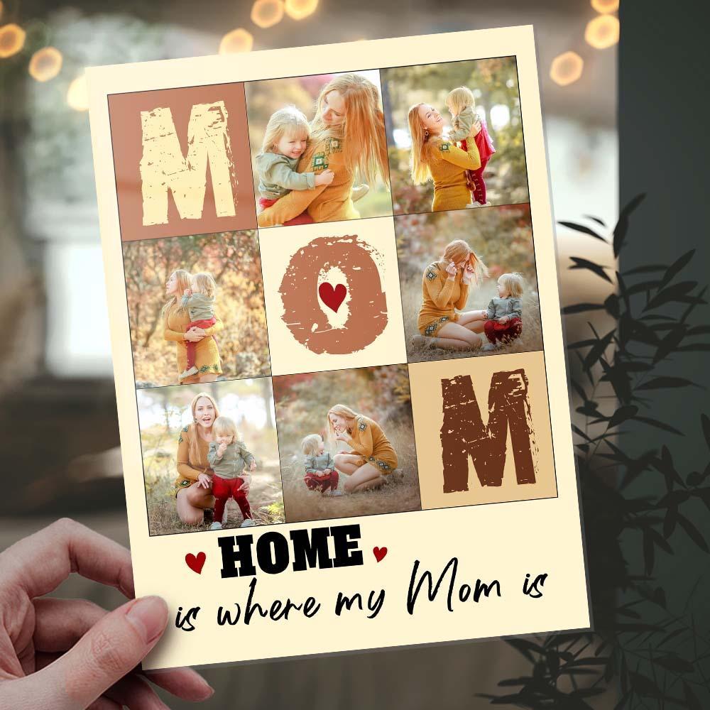 Custom Photo Plaque Gift Mom Collage Plauqe Mother's Day Photo Gift - myphotowalletau