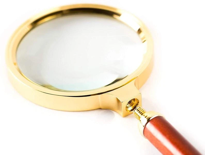 Magnifying Glass - 60mm 8 times, Essential Tools for Newspaper Puzzles - MyPhotoWalletAU